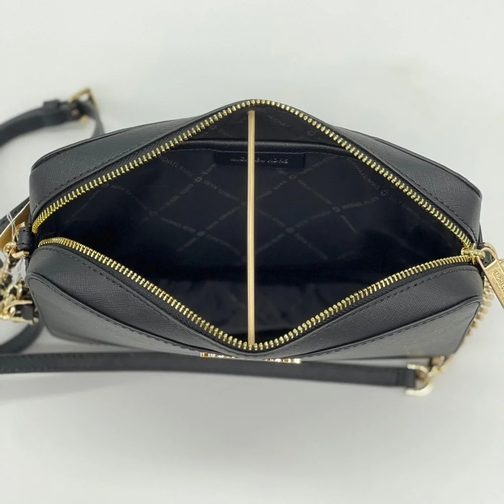 Michael Kors LG EW Crossbody Black Bag